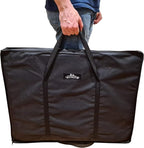 Soft Pet Travel Car Seat Crate for Large Size Dog or Cat - Folds Flat - Storage Bag Included - Black Color - Portable with Case