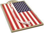 Elektroplate Red White and Blue American Flag Automotive Air Fresheners for Vehicles | New Car Scent (12-Pack) | Made in the USA
