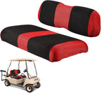 Golf Cart seat Covers for Club Car DS, Golf cart Washable Seat Cover Front with Back, Breathable Air Polyester Mesh Cloth, Cool in Summer and Warm in Winter