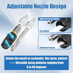 JOEJET Shooter Tip M5 Twist Nozzle, Long Range Soap Nozzle for 3-7 GPM