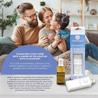 Belle Aroma® FlashScent™ USB Aromatherapy Bundle - for Car, Office, Home, and Travel - Includes 1 Pearl White Rose Geranium Oil Diffuser Kit, 1 Lavender FlashScent Essential Oil, and 7 Refill Pads