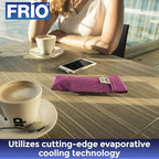 FRIO Cooling Wallet - Insulin Cooler for 45+ Hours of Stress Free On The Go - Burgundy - Individual