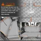 sportuli Dog Truck Rear Seat Cover Replce for Toyota Tacoma/Ford Ranger/Chevy Colorado, 600D Oxford Cloth Heavy Duty Waterproof Non Slip Pet Truck Back Bench Seat Cover, Fit for All Mid-Size Trucks