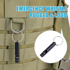 AUTODECO Car Roadside Emergency Kit, Portable Car Safety Kit Car Kits for Emergency, Black