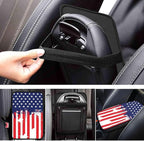 Dreaweet American Flag Car Armrest Cover Patriotic Car Accessories Interior for Women Men,Universal Armrest Cover for Car Center Console Replacement for Truck SUV Sedan
