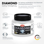 Viva Decor - Diamond Painting Sealant 8.45 fl oz for Lasting Hold and Glitter Effect, Transparent & Quick-Drying, Highly Efficient, Ideal as Diamond Painting Accessory