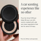 Pura Car Scent Refill - Fragrance for Pura Car Diffuser - Clean & Safe Luxury Diffuser Scent - Long-Lasting Fragrance for 30 Days of Aroma - Fall & Winter Household Essential - Cozy Cashmere