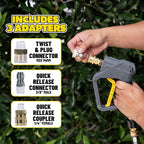 Chemical Guys Snubby Pressure Washer Gun with Foam Cannon Attachment - Short Handle for Gas and Electric Pressure Washers, Foam Sprayer Ideal for Car Washing, Detailing, and Home Cleaning Projects