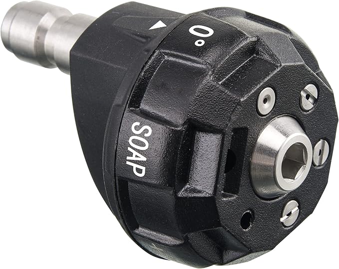 JOEJET Pressure Washer Nozzle Tips, 6-in-1 Quick Changeover, Adjustable Pressure Washer Nozzle with 1/4 Inch Quick Connect, 4000 PSI