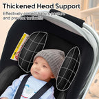 Infant Car Seat Insert with 2 Headrest for Preemie to Toddler, Thickened Baby Car Seat Head Support for Side Impact Protection, Breathabble Newborn Carseat Insert with Filled Spong