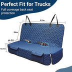 Dog Car Seat Covers for Back Seat, Heavy Duty Pet Bench Seat Covers for Trucks Waterproof Protector Back Seat Nonslip Dogs Car Seat Covers for Crew Cab/Ford F-Series/Ram 1500/Sierra/Silverado