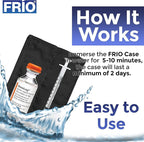 FRIO Cooling Wallet - Insulin Cooler for 45+ Hours of Stress Free On The Go - Purple Mini
