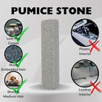 Miyake 3-in-1 Pet Hair Remover Rubber Brush with Squeegee, Cat and Dog Hair Remover Pumice Stone Tool, Lint & Carpet Cleaner for Couch, Furniture, Clothes, Pet Bed, Car Detailing Supply & Home Tools