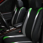 FH Group Automotive Seat Covers Airbag Compatible Front Seats Only Universal Fit Interior Accessories Cars Premium Modernistic Green Seat Covers Car Accessories for Vans Trucks SUV Car Accessories