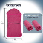 Car Seat Towel Cover, Universal Front Seat Protector for Cars, SUVs and Trucks, Sweat Towel Car Seat Cover for Gym, Yoga, Swimming, Pets and Family Travel, Dark Pink, 2 Pack