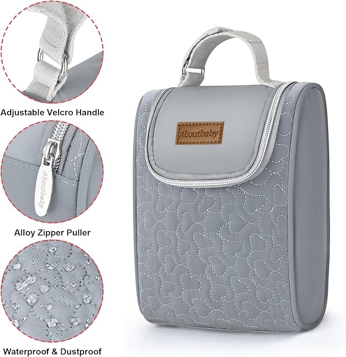 Accmor Breastmilk Cooler Bag, Insulated Baby Bottle Cooler Tote Bags for Nursing Mom Daycare, Portable Breast Milk Cooler Bag for Travel