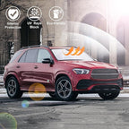 Windshield Sun Shade Compatible with 2020 2021 2022 2023 2024 2025 2026 Mercedes GLE 350 450 Accessories Window Sunshade Sun Visor Protector Keep Car Cool