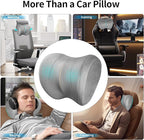 Car Neck Pillow Adjustable Up and Down Style 2 Pack,Car Headrest Pillow for Neck Support Relieves Driving Fatigue, Soft Memory Form and Ergonomic Design Fits Most Heights and Car Seats (Gary)