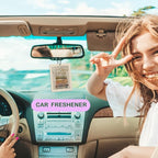 Book Lover Librarian Car Air Freshener, Book Club Reading Room Nook Library Air Freshener Hanging 3 Pcs for Cars Closet Drawer or Books, Retro Floral Books Car Accessories Mirror Decor for Women