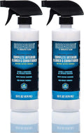 Absolutely Clean Car Magic Complete Interior Cleaner and Conditioner - Multi-Purpose Car Interior Cleaner | Leather, Rubber, Vinyl & Wood | Non-Greasy Formula (16oz Spray Bottle 2Pack (Save 25%))