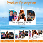 5-500pcs Custom Air Fresheners with Picture, Double Sided Car Air Freshener with 20 Scents, Personalized Gifts for Valentine's Day Birthday Anniversary (DAD)
