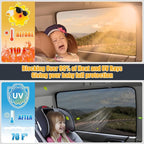 XCBYT Forester Window Shades for 2019-2024, 4PCS Side Window Sun Shades with Breathable Mesh, Magnetic Car Window Covers for Baby & Privacy, UV Protection & Heat Insulation