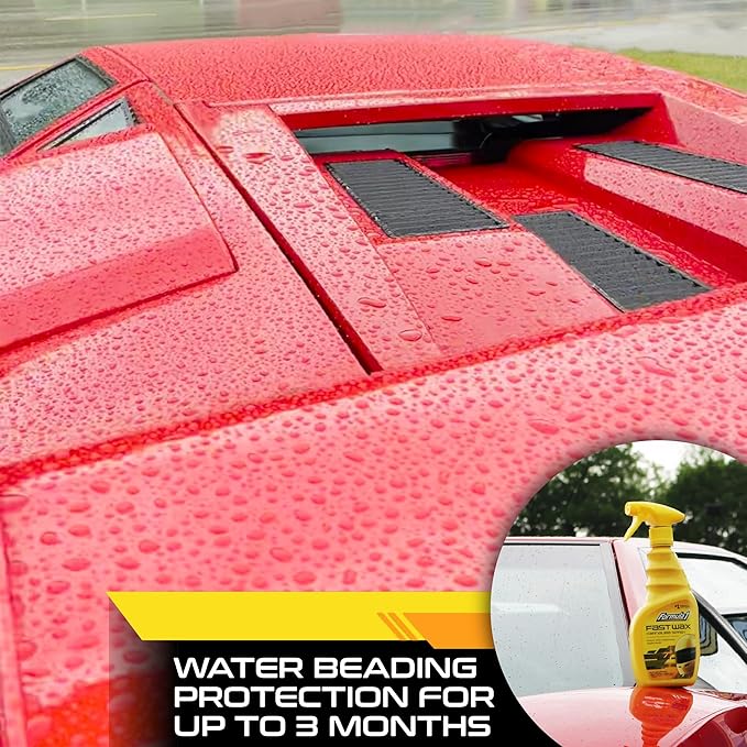 Formula 1 Fast Wax Carnauba Detailing Spray – Car Wax for Natural Gloss – Easy to Use Exterior Detailing Supplies for All Paint Finishes (16 ounce)
