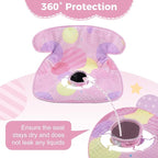 Piddle Pad Car Seat Liner, Waterproof Soft Car Seat Protector for Potty Training, Travel-Friendly Baby Toddler Carseat Cover, Machine Washable Liner for Spills, Potty Accidents (Pink)