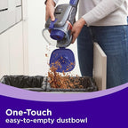 BLACK+DECKER dust buster Handheld Vacuum Cordless, Pet Hair Vacuum, Portable for Home and Car with Pet Brush, Rechargeable, Powerful Suction, Washable Bowl Filter,furbuster AdvancedClean (HHVK515JP07)
