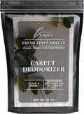 Lapew Fresh Linen Carpet Deodorizer Powder - Pet Safe Freshener for Vacuuming | Scented Odor Eliminator for Home | 36 oz