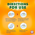 Arm & Hammer Essentials Hanging Moisture Absorber and Odor Eliminator, 17.5 oz., 3 Pack, Fragrance Free, Moisture Absorbers for Closets, Laundry Rooms and Bedrooms, Long-Lasting Freshness