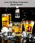 Car Air Freshener 4ml Car Scents | 6pcs 45-Days Keep Fragrance | Automotive Hanging Diffuser Bottles | Remove Auto Odor Long-Lasting Fresh Air for Home Deodorize (Dusk, 6pcs)