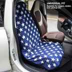 Waterproof Sweating Car Seat Cover for Post Gym Workout, Running, Swimming, Beach and Hiking, Universal Fit Non-Slip Bucket Seat Protector for Cars SUV Trucks, Machine Washable (Star)