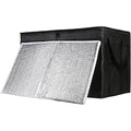 CIVJET 1-Pack Insulated Food Delivery Bag with Hard Bottom, XXX-Large Commercial Food Warmers for Delivery Drivers, Insulated Reusable Grocery Cooler/Hot Bags, Tote Bag for Shopping/Travel, Black