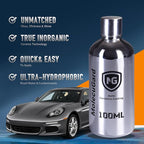 Auto Ceramics Coating Light Ceramic Coating for Cars, Protect Car Paintwork, High Shine, Easy to Apply, 100ml,car cleaner(Sufficient for 3 Small-Med Car)-Durability of over 1 year