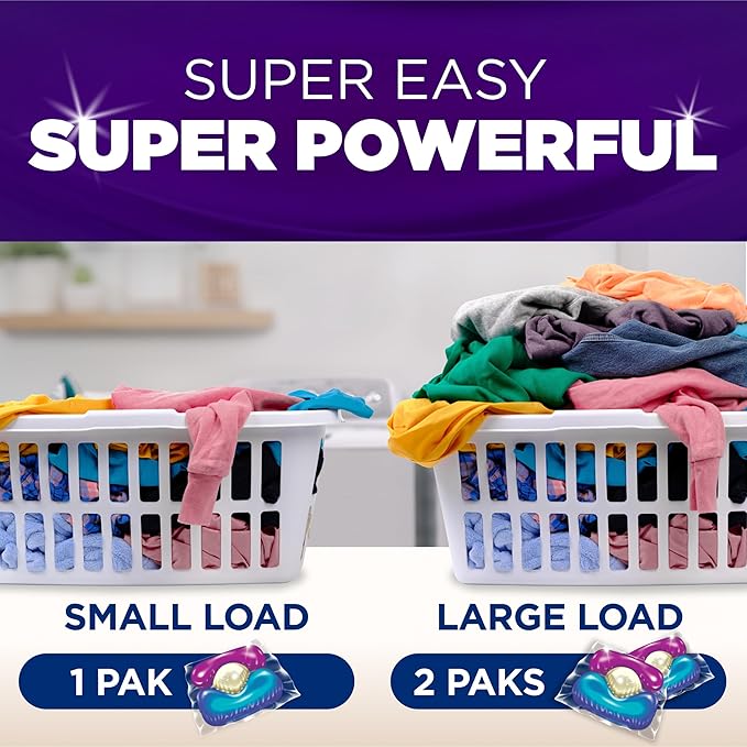 Arm & Hammer Plus OxiClean With Odor Blasters Laundry Detergent 5-IN-1 Power Paks, 42CT (Packaging may vary)