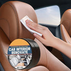 Trim Restorer - Car Interior Scratch Remover | Dashboard Restorer | Car Interior Renovation Paste | Gentle Auto Repair Compound for Door Panel Dashboard Center Console Steering Wheel Armrest Leather