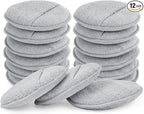 12Pack Wax Applicator Pads, 5" Soft Microfiber and Dense Foam Buffing Pads for Auto Polishing, Car Waxing, Paint Correction with Non-Slip Backing, Multipurpose Hand Pads
