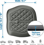 Big Ant Memory Foam Car Seat Cushion for Driver - Heightening Seat Pad for Short Drivers, Relieves Pressure for Long Drives - Non-Slip Car Booster Cushion for Office, Truck, Wheelchair