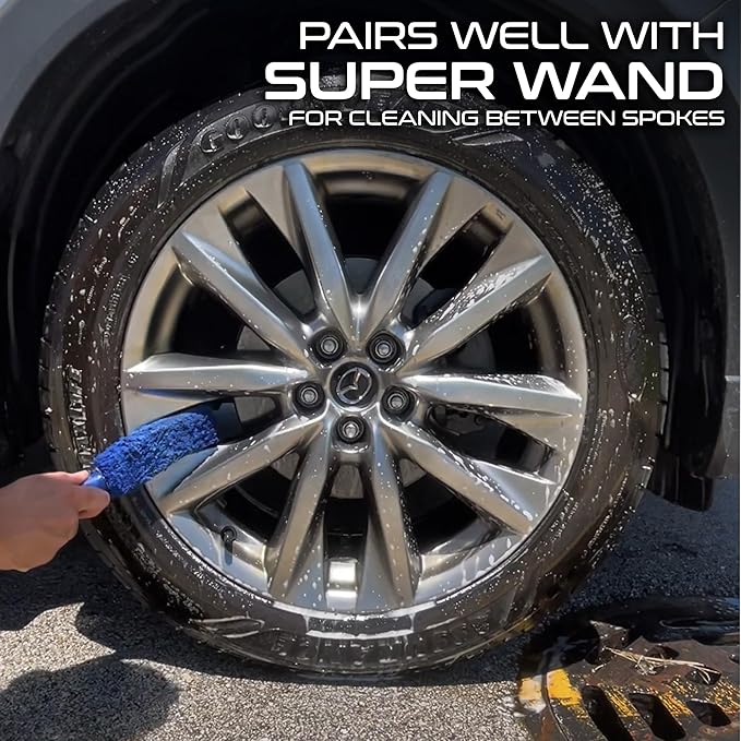 Formula 1 Wheel & Tire Cleaner - Removes Brake Dust and Dirt, Quickly Shines Rims & Tires, Safe for All Cars, Trucks, and Motorcycles (23 oz)
