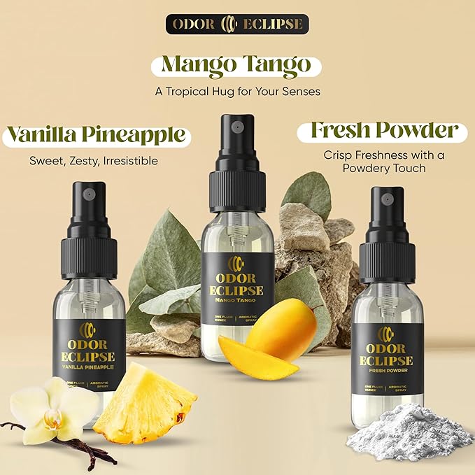 Car Air Freshener | 100% Oil-Based Concentrated & Long Lasting Car Air Scent for Men & Women - Automotive Air Freshener & Odor Eliminator for Home, Bathroom, & Office (Mango Tango)