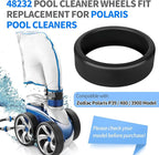 Pool Cleaner Replacment Tires, 48-232 Wide Tires Compatible with Zodiac Polaris P39 480 3900 Pressure Side Pool Cleaner, Pool System Wide Tire Replacement Rubber Wheels on Pool Cleaner, 3Pcs