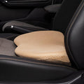 Car Seat Cushion, Memory Foam Seat Pad for Sciatica and Lower Back Pain Relief, Seat Cushion for Car Seat Driver (Beige)