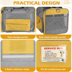 Pawinner Cat Carriers, 17.7"x13"x13" Collapsible Pets Travel Carriers Dog Carrier Pet Carrier(Up to 20lbs), Waterproof Airline Approved Soft Sided, Car Travel Portable Bag for Big Cats/Small Dogs