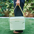 Pinnacle 8.5Qt Mini Cooler – 14 x 7.6 x 10.6In Ice Box with Smart Divider, Locking Lid, Adjustable Shoulder Strap – Insulated Picnic Basket Beach Cooler Bag – 36- Hour Ice Retention – Stylish Colors