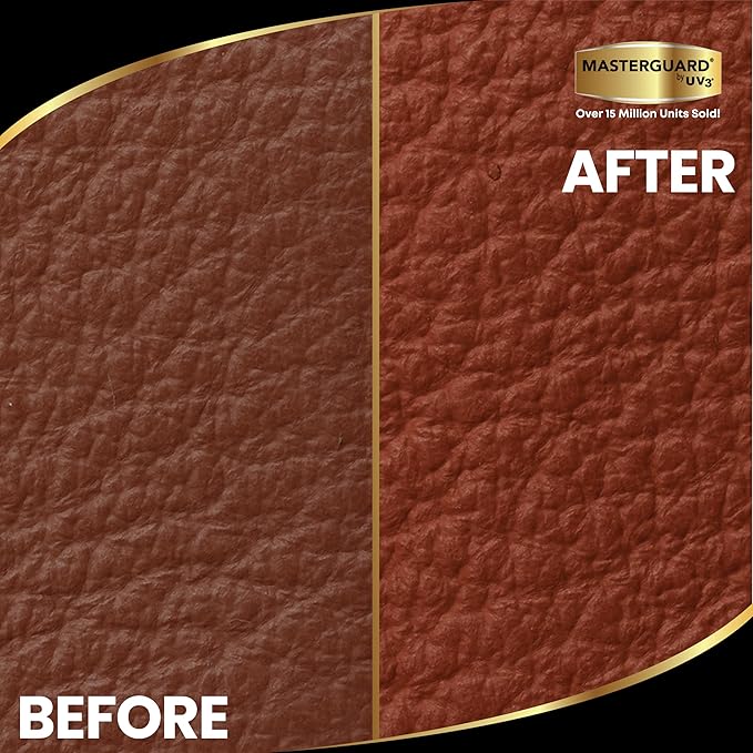 MASTERGUARD Leather Cleaner – Water-Based, Non-Toxic Spray for Furniture, Car Seats, Boots, Jackets & Purses – Cleans & Conditions Genuine & Vegan Leather – Safe for People & Pets