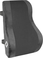 Samsonite Ergonomic Lumbar Support Pillow for Office Chair and Car Seat - Memory Foam Back Support Lumbar Pillow, Premium Cushion Chair Support for Lower Back Pain Relief and Versatile Use (Gray)