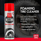 Griot's Garage Foaming Tire Cleaner, Removes Silicone Residue and Grime on Car, Truck, Motorcycle, and RV Tires, Safe for Whitewall Tires, 10952, 19oz