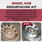 Wheel Hub Cleaning Tool Set, Wheel Stud Cleaner, Wheel Hub Resurfacing Kit, 5 Cleaning Heads, Wheel hub Cleaning for Passenger Cars and Trucks