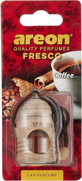 AREON Fresco FRTN27 Hanging Car and Home Air Freshener, Coffee
